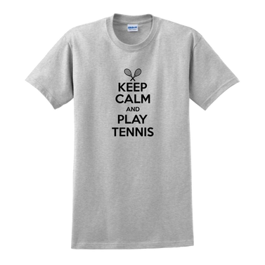 Keep calm and play tennis t-shirt